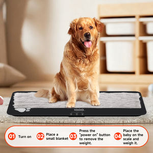 नए आगमन घरेलू बड़े आकार के कुत्ते 100 किलोग्राम डिजिटल इलेक्ट्रॉनिक टेम्पर्ड ग्लास बच्चे और पालतू जानवरों के वजन वाले प्रदर्शन पैमाने - Product Image 3