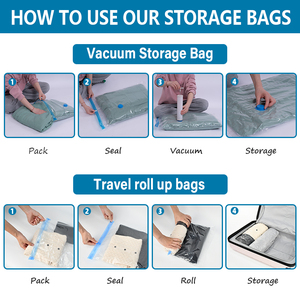 Yeni Premium vakumlu saklama torbaları dayanıklı ve yeniden kullanılabilir Space <span class=keywords><strong>Saver</strong></span> vakum torbaları vakum sıkıştırma çanta ücretsiz el pompası dahil