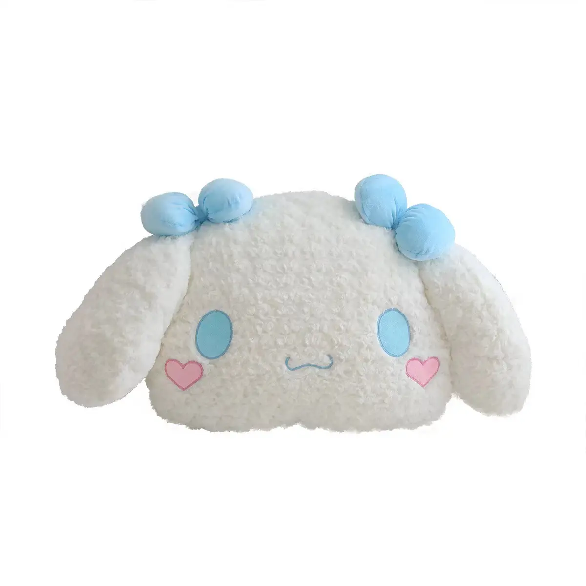 귀여운 만화 Cinnamoroll 개 봉제 쿠션 부드러운 박제 대형 침대 옆 소파 베개 어린이 봉제 장난감 소녀 선물