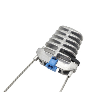 Abrazadera de Acero Inoxidable/Aluminio para Cable de Fibra Óptica FTTH, Tensor Metálico ODWAC para Anclaje de Cable de Fibra Óptica Plano para Uso en Exteriores - Product Image 4