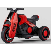 Mini Motocicleta Eléctrica para Niños, Motocicleta de Tres Ruedas con Música y Efecto de Humo Trasero