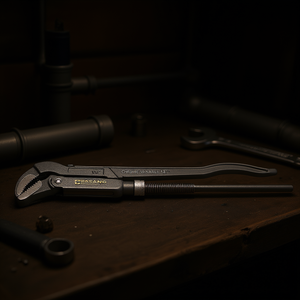 Clé à tuyau Fasano 12 pouces en chrome vanadium réglable pour réparation de plomberie - Product Image 3