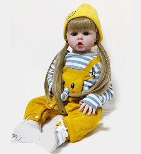 R & B 도매 60Cm 이미 완성 된 소장 예술 거대한 Bebe 인형 아기 부드러운 실리콘 Reborn 유아 소녀 인형 - Product Image 6