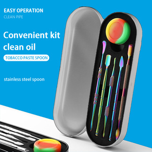 Juego de 5 Piezas de Empujadores de Cutículas de Acero Inoxidable de Doble Cara, Herramientas de Manicura con Empujador de Cutículas Colorido - Product Image 2