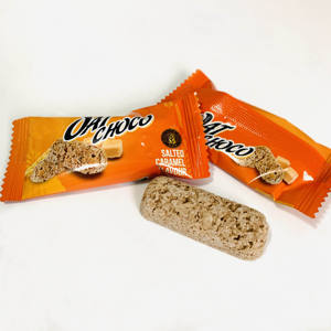 Vente chaude <span class=keywords><strong>Caramel</strong></span> <span class=keywords><strong>salé</strong></span> Avoine Chocolat Crunchy Flocons d'avoine Bâton Petit déjeuner rapide Voyage Snack quotidien Simple Substitut de repas - Product Image 4