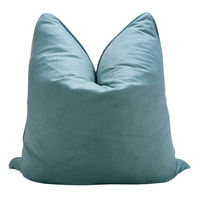 Housse de coussin en velours uni, décorative pour la maison, l'hôtel, le salon