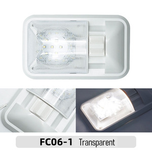 ไฟภายในรถสี่เหลี่ยมผืนผ้า24LED DC 12V สว่างมากเหมาะสำหรับรถกระบะคาราวานรถบ้านพร้อมสวิตช์ - Product Image 2