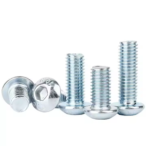 M3 M4 M5 M6 M8 M10 M12 <span class=keywords><strong>DIN7380</strong></span> Tornillos de tapa de botón hexagonal de acero al carbono de grado 10,9 con zinc plateado - Product Image 6