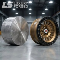 Nuevas Llantas Todoterreno Forjadas a Medida Viaol de 17-20 Pulgadas |   Negro 6X139.7/135 PCD |   25 mm ET |   Compatible con Bronco F150 Tacoma