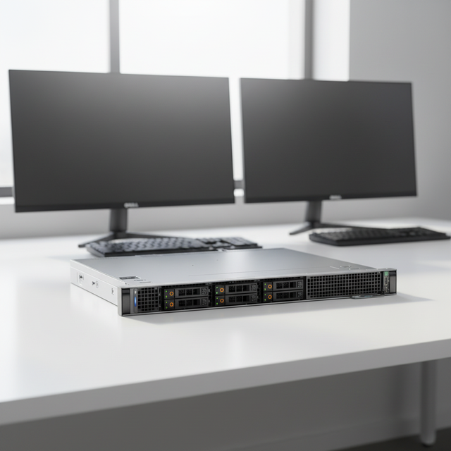 Dell Poweredge R470 Customizable Server with High Performance Fast Data Processing AI Intelligent Server 1u Rack Server