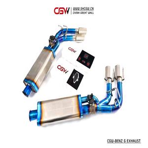 كاتم صوت العادم للسيارات, كاتم صوت العادم التلقائي من التيتانيوم بأفضل جودة توزيع من المصنع لسيارة بنز G500 G55 G63 4.0T W464 - Product Image 5