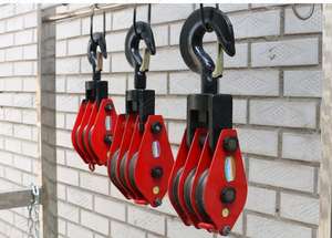 أداة رفع بعجلتين/مجموعة بكرات 3 عجلات من النوع الخطاف - Product Image 4