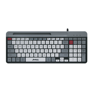 <span class=keywords><strong>Clavier</strong></span> d'ordinateur filaire et sans fil OEM 100 touches, <span class=keywords><strong>clavier</strong></span> fin filaire type chocolat avec support pour téléphone portable pour Windows, <span class=keywords><strong>Mac</strong></span>, PC, ordinateur portable - Product Image 2