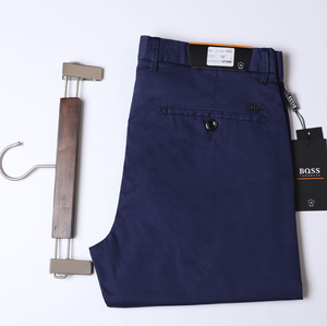 맞춤 제작 면 스판 남성용 치노 팬츠 제조업체 남성 카키 슬림핏 치노 바지 - Product Image 3