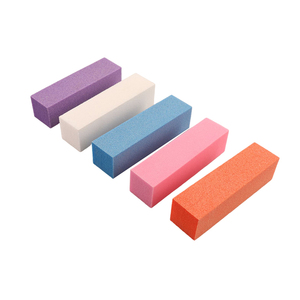 Bloque de pulidor de uñas blanco de cuatro lados 80/100/120/150/180/240 Grano de larga duración Bloque de pulido de lijado de uñas de cuatro vías - Product Image 5