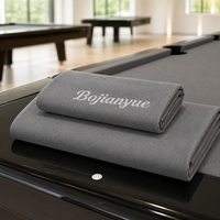 Tissu de billard pour table de billard, feutre mélange laine-nylon pour billard à neuf boules, idéal pour salle de billard et usage domestique, avec 6 bandes de rebond.