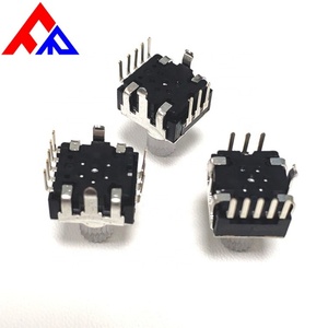 ตัวเข้ารหัสแบบเพิ่มค่า LED-EC12 รุ่นใหม่ สวิตช์ไฟหลายสี ขนาด 12.5 มม. 6 มม. ระบบระบุตำแหน่งด้วยพัลส์ดิจิตอล สำหรับเครื่องเสียงรถยนต์ DC5V ISO - Product Image 4