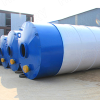 Prix de gros personnalisé Emballage pièce détachable petite échelle 50 tonnes Silo à ciment Réservoir à ciment prix pour la construction