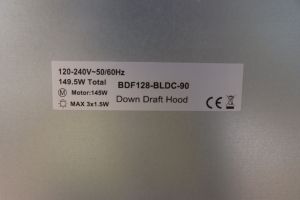 Superleise 60CM 90CM Downdraft-Dunstabzugshaube für Küche und Hotel, Edelstahl, Elektrisch, mit Aktivkohlefilter, Einfach zu Installieren - Product Image 6