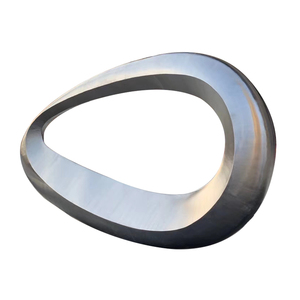 Vendita calda solida in acciaio inossidabile decorazione in metallo scultura ovale per arredamento Squire all'aperto - Product Image 3
