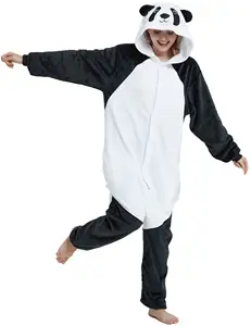 Costumi Panda tutina con animali per ragazze pigiama Party di Halloween