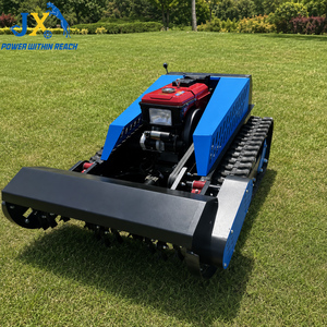 <span class=keywords><strong>Tondeuse</strong></span> à gazon sur chenilles télécommandée diesel CE 12HP DT1000A 1000mm, coupe-herbe, débroussailleuse, machine de défrichage tout-terrain - Product Image 2