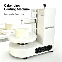 Machine automatique à étaler la crème pour gâteaux, équipement de boulangerie haute performance pour le glaçage et le recouvrement des bases de gâteaux éponge