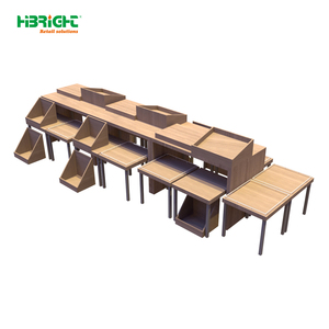 เคาน์เตอร์คิดเงินไม้สไตล์โมเดิร์น Highbright สำหรับซูเปอร์มาร์เก็ตและร้านค้าปลีก - Product Image 2