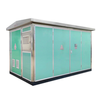 Boîtier de distribution extérieur compact préfabriqué HANBANG HTS01 personnalisé 10kV à 36kV/6kV 300kVA 400kVA 750kVA pour l'UE
