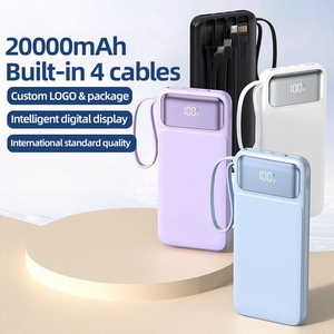 Power Bank Portatile ad Alta Capacità con Ingresso Type C, 20000mAh, Display Digitale, Ricarica Wireless Magnetica, Cavi Integrati, Cordino, Ricarica Rapida 22.5W - Product Image 1