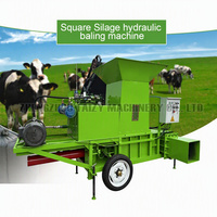Presse à balles de fourrage entièrement automatique de haute qualité pour ensilage vert et stockage