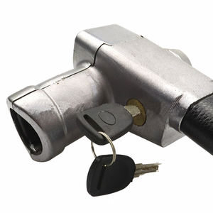 YH1743 Construction en acier de serrure de direction de roue de voiture antivol avec la caractéristique d'<span class=keywords><strong>avis</strong></span> d'alarme - Product Image 4