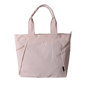 <span class=keywords><strong>Sac</strong></span> fourre-tout en nylon à poignée, logo personnalisé, avec fermeture éclair, pour le shopping, l'entraînement, vente chaude - Product Image 4
