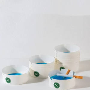 Cenicero de Papel Desechable Redondo con Diseño de Dibujos Animados, Ecológico, con Logotipo Personalizado - Product Image 2