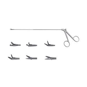 Set instrumen operasi, Stainless Steel mikro Laryngeal biopsi Forceps Manual dokter hewan Laryngeal - Product Image 1