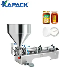 KAPACK HOT Paste/Liquid Filling Machine For Tomato Sauce Peanut Butter