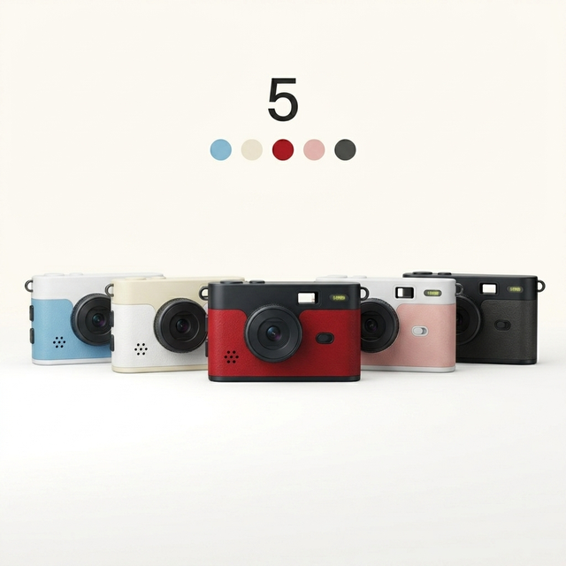 New Arrival Kids Camara 1440p Video Retro Mini Camera for Travel Vlogging Time Lapse Photography Gear Pocket Digital Camera