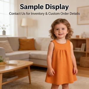 Robe sans manches en jacquard personnalisée <span class=keywords><strong>pour</strong></span> bébé fille, polyester élasthanne, robe de fête <span class=keywords><strong>pour</strong></span> <span class=keywords><strong>nourrisson</strong></span> et tout-petit, OEM ODM, robe <span class=keywords><strong>pour</strong></span> bébé fille - Product Image 6