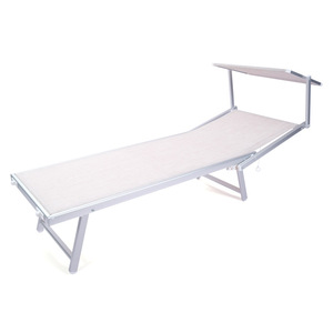Chaise longue de jardin pliable moderne très vendue, pour extérieur, plage, piscine, camping, avec auvent - Product Image 4