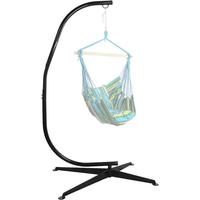 Support de chaise suspendue d'extérieur Danlong, modèle C, en acier robuste, uniquement le support pour chaise suspendue ou balançoire.