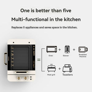 Grill électrique portable d'intérieur, plaque de cuisson plate amovible, antiadhésive, en acier inoxydable, sans fumée, pour fondue, alimentation par batterie, 3 en 1 - Product Image 5