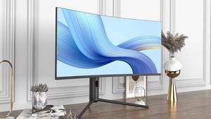 Panel IPS 34 inci Monitor <span class=keywords><strong>LCD</strong></span>, komputer Desktop semua dalam satu, Game langsung 4K, perakitan kantor pola lurus - Product Image 6
