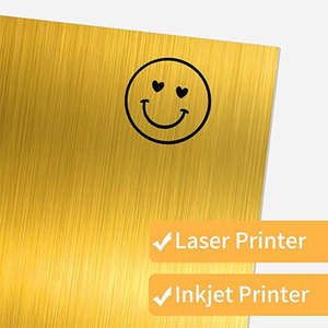 Papier holographique doré brillant A4 300g Colorway, imperméable, imprimable jet d'encre, feuille A4, papier photo RC doré pour impression de photos de passeport - Product Image 5