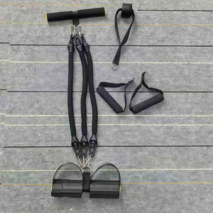 Oferta Destacada: Set de 4 Bandas de Resistencia Antirrotura con Pedales para Ejercicios de Abdominales y Tracción - Product Image 6