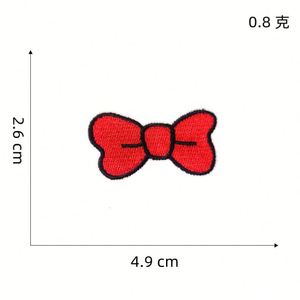 Patchs décoratifs brodés en vinyle thermocollants pour T-shirts, sweats à capuche, et patchs nœuds pour porte-clés - Product Image 5