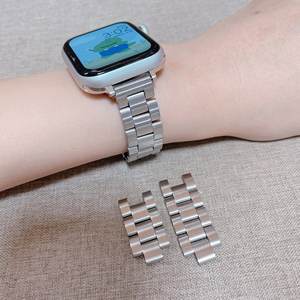 <span class=keywords><strong>Pulsera</strong></span> <span class=keywords><strong>de</strong></span> mujer para <span class=keywords><strong>Apple</strong></span> <span class=keywords><strong>Watch</strong></span> 6 SE 40mm 44mm correa <span class=keywords><strong>de</strong></span> <span class=keywords><strong>pulsera</strong></span> <span class=keywords><strong>de</strong></span> <span class=keywords><strong>eslabones</strong></span> <span class=keywords><strong>de</strong></span> Metal delgado para IWatch Series 5 4 3 2 38mm 42mm - Product Image 5