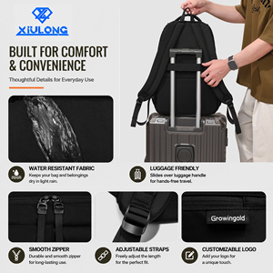 Factory Direct Stylish Student Backpack With Multi Pocket Design Large Capacity Laptop School Bag - Product Image 2
