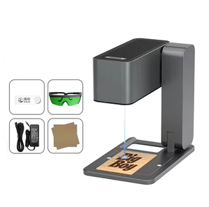 Portable famille pack C1 Mini bricolage bois cuir bambou fibre laser machine de marquage 15w - Product Image 1