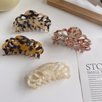 Yomo 2024 Grandes griffes de pince à cheveux éblouissantes de couleur écaille de tortue surdimensionnée