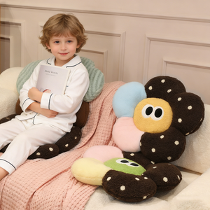 Coussins décoratifs en forme <span class=keywords><strong>de</strong></span> fleurs pour la maison, <span class=keywords><strong>coussin</strong></span> <span class=keywords><strong>de</strong></span> siège, <span class=keywords><strong>coussin</strong></span> <span class=keywords><strong>de</strong></span> dossier doux en forme <span class=keywords><strong>de</strong></span> fleur, <span class=keywords><strong>coussin</strong></span> décoratif multicolore pour chaise et canapé, vente en gros - Product Image 1